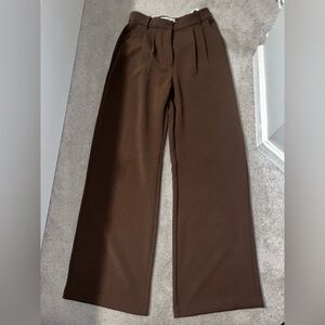 Women's Brown Abercrombie Sloane Tailored Pants